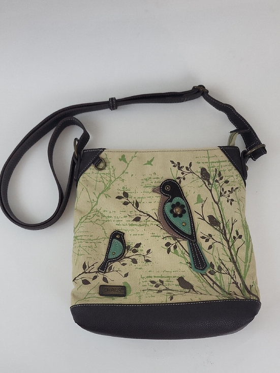 Chala Handbags - Chala Bird Canvas Crossbody Bag Purse